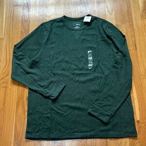 Men’s pine green long sleeve short